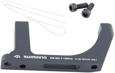 SHIMANO sm-ma-f160p/d post-mount to flat-mount adapter for front 160mm rotor