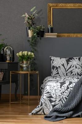 Dutch Wallcoverings Sauvage Uni - Donkergrijs