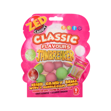Zed Candy Classic Flavours Jawbreaker 16 Stuks 132 g bij Jumbo