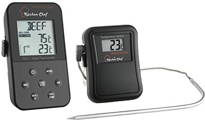 TFA Dostmann 14.1504 Barbecuethermometer Kabelsensor, Alarm, Met timer, Bewaking van kerntemperatuur Langzaam garen, Varken, Rund, Hert, Kalkoen, Lam, Konijn,