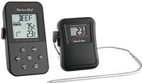 TFA Dostmann 14.1504 Barbecuethermometer Kabelsensor, Alarm, Met timer, Bewaking van kerntemperatuur Langzaam garen, Varken, Rund, Hert, Kalkoen, Lam, Konijn, - thumbnail
