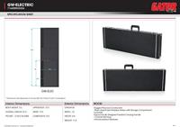 Gator Cases GW-ELECTRIC houten koffer voor elektrische gitaar - thumbnail