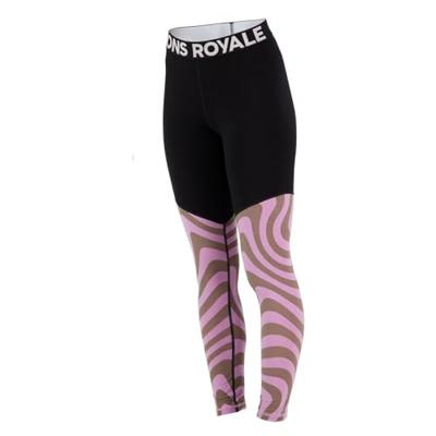 Mons Royale Cascade Merino Flex 200 Legging Dames Thermobroek Blazing Trails S