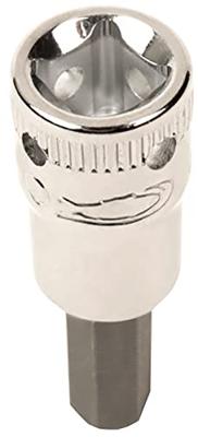 Bahco Schroevendraaierdopsleutel 1/4" | met 4-punts veiligheidsoplossing | vierkantaansluiting | zeskant | 4 mm - TAH08-H4