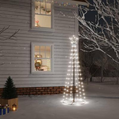 VidaXL Kegelkerstboom 108 led's 70x180 cm koudwit VidaXL Kegelkerstboom 108 led's 70x180 cm koudwit