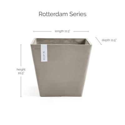 Ecopots Rotterdam kunststof bloempot Taupe - Ø 27,7 cm Ecopots Rotterdam kunststof bloempot Taupe - Ø 27,7 cm