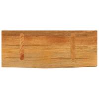 Tafelblad met natuurlijke rand 70x20x2,5 cm massief mangohout - thumbnail