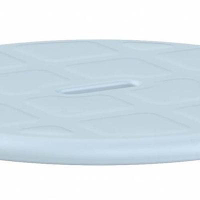 Atlantis zachte ronde licht blauwe zitting