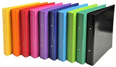Ringmap Exacompta Multicolour A5 (10 Stuks)