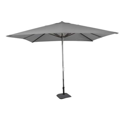 Virgo stokparasol 3x3m grijs
