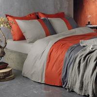 Dommelin Dommelin Dekbedovertrek Padua Percal 200TC Taupe 200x200/220 - thumbnail