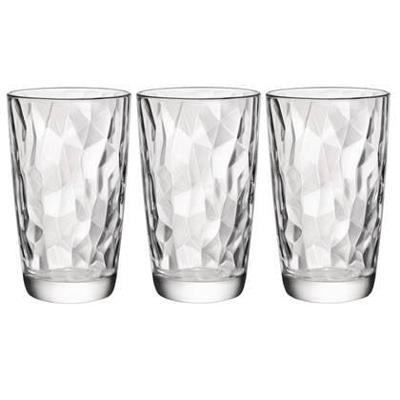 Bormioli Rocco Longdrinkglazen Diamond - 470 ml - 3 stuks