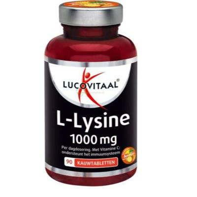 Lucovitaal L-Lysine 1000mg Kauwtabletten 100Tabletten