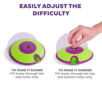 Nina Ottosson dog treat maze paars / lime