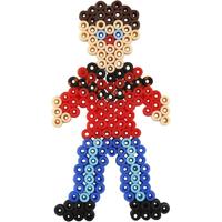 Creativ Company Onderplaat, bloemen, meisje, jongen, appel en peer, afm 8,5x14-14x16 cm, medium, 6 stuk/ 1 doos - thumbnail