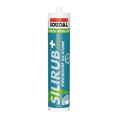 Soudal Silirub+ S8800 | Natuursteen | Siliconenkit | Transparant | 300 ml - 120993 Soudal Silirub+ S8800 | Natuursteen | Siliconenkit | Transparant | 300 ml - 120993