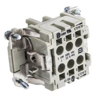 HARTING 09330062716 Businzetstuk Han® E 6 + PE Cage Clamp 1 stuk(s) Piece - thumbnail