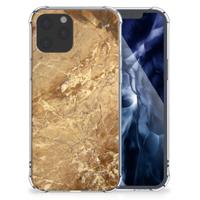 iPhone 12 Pro Max Anti-Shock Hoesje Marmer Creme - thumbnail