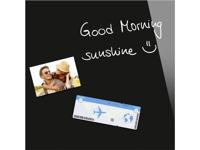Sigel SI-B1101 Glasmagneetbord Be!Board 450x450mm Zwart - thumbnail