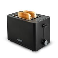 Tosti Toaster Zwart - Broodrooster met bagelfunctie & Tostimaker - thumbnail