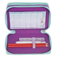 Undercover 3-vaks gevulde etui disney frozen - thumbnail