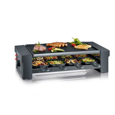 Severin rg2687 pizza/raclette grill 1150w zwart