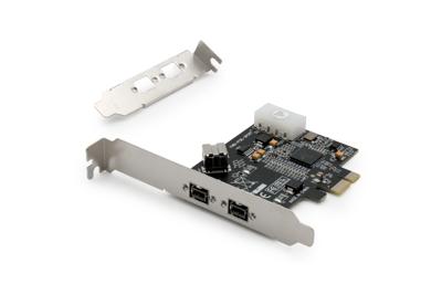 Digitus DIGITUS - Firewire 800 (1394b) PCIe Card 3 poorten FireWire 800-controllerkaart FireWire 800 PCIe