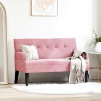 Chesterfield Bank Roze 112 x 65.5 x 75 cm Fluweel - thumbnail