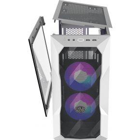 Cooler Master td300-wgnn-s00 td300 mesh white, matx, midi-tower, argb hub, 3d mesh, removable top
