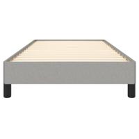 Bedframe zonder matras 100x200 cm stof lichtgrijs - thumbnail