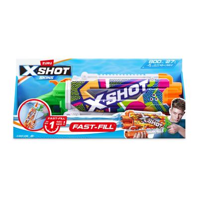 ZURU X-shot waterpistool fast fill skins pump action, 500ml