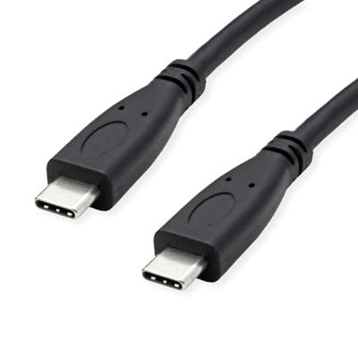 ROLINE RM USB 3.2 Gen 2 kabel, C-C, ST/ST, 10Gbit/s, Emark, 100W, zwart, 0,5 m