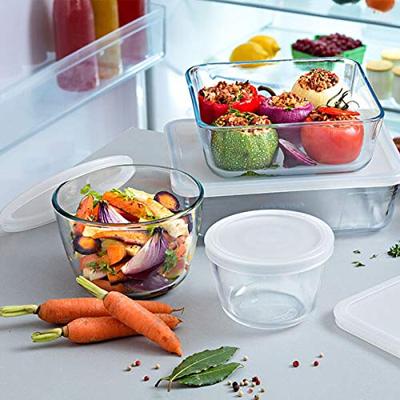 Pyrex Schaal met deksel 1,6L Ø16x11cm