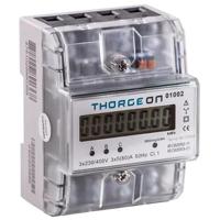 Thorgeon KWH meter 3-fase digitaal transparant 80A + puls - 4518255 - thumbnail