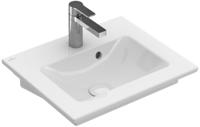 Villeroy & Boch Venticello fontein 50x42 cm met 1 kraangat met overloop, wit alpin - thumbnail