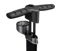 Topeak Joeblow Twin Turbo Vloerpompen Druk meter - Zwart - thumbnail