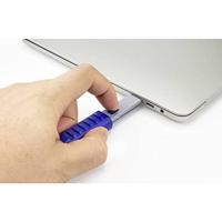 Renkforce RF-4695230 USB-A-poortslot Set van 10 stuks Zilver-blauw - thumbnail