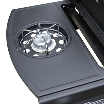 VidaXL Gasbarbecue 4+1 kookzone zwart