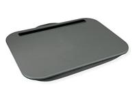VALUE schootblad / laptop-/tabletblad met kussen, grijs - thumbnail