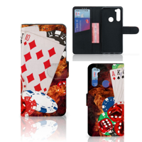 Xiaomi Redmi Note 8T Wallet Case met Pasjes Casino - thumbnail