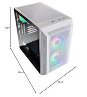 Kolink CITADEL MESH RGB WHITE Midi-tower Gaming-behuizing, Behuizing Wit - thumbnail