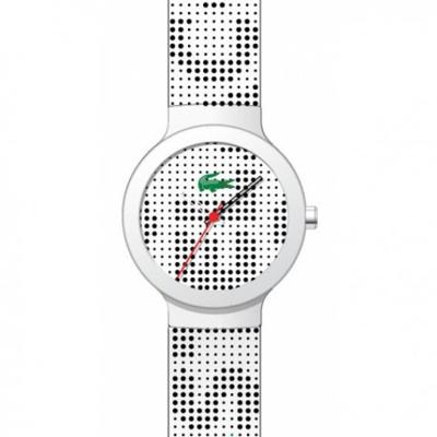 Lacoste horlogeband 2010532 / LC-46-1-29-2224 Rubber Wit 14mm Lacoste horlogeband 2010532 / LC-46-1-29-2224 Rubber Wit 14mm