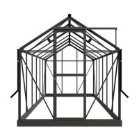 Royal Well | Mary IV Full Options Tuinkas | Veiligheidsglas 3 mm | Groengrijs - thumbnail