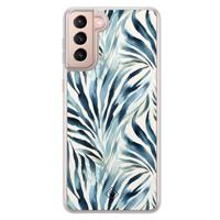 Samsung Galaxy S21 hybride hoesje - Japandi waves - thumbnail