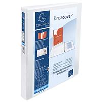 Exacompta Kreacover personaliseerbare ringmap wit 2 ringen van 25 mm - thumbnail