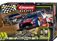 Carrera go!!! super rally - racebaan met 2 auto's - 1:43 - thumbnail