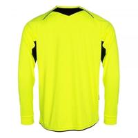 Stanno 429003 Bergamo Referee Shirt l.m. - Neon Yellow-Black - S - thumbnail