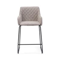 Rivièra Maison Barstoel 'Frisco Drive' Linen, kleur Fabulous Flax (zithoogte 67cm) - thumbnail