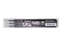 Rollerpenvulling pilot frixion bls-fr7 3st m zwart - thumbnail