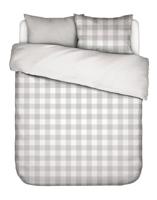 Essenza Essenza Chess Dekbedovertrek Grey 200x200/220 - thumbnail